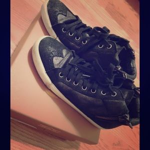 Ash Spot BIS Metallic Leather Sneakers US6